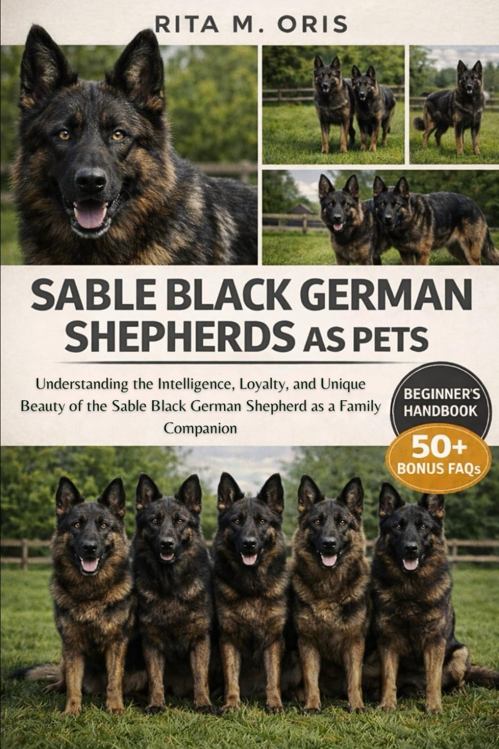 SABLE BLACK GERMAN SHEPHERDS AS PETS: Understanding the Intelligence, Loyalty, and Unique Beauty of the Sable Black German Shepherd as a Family Companion