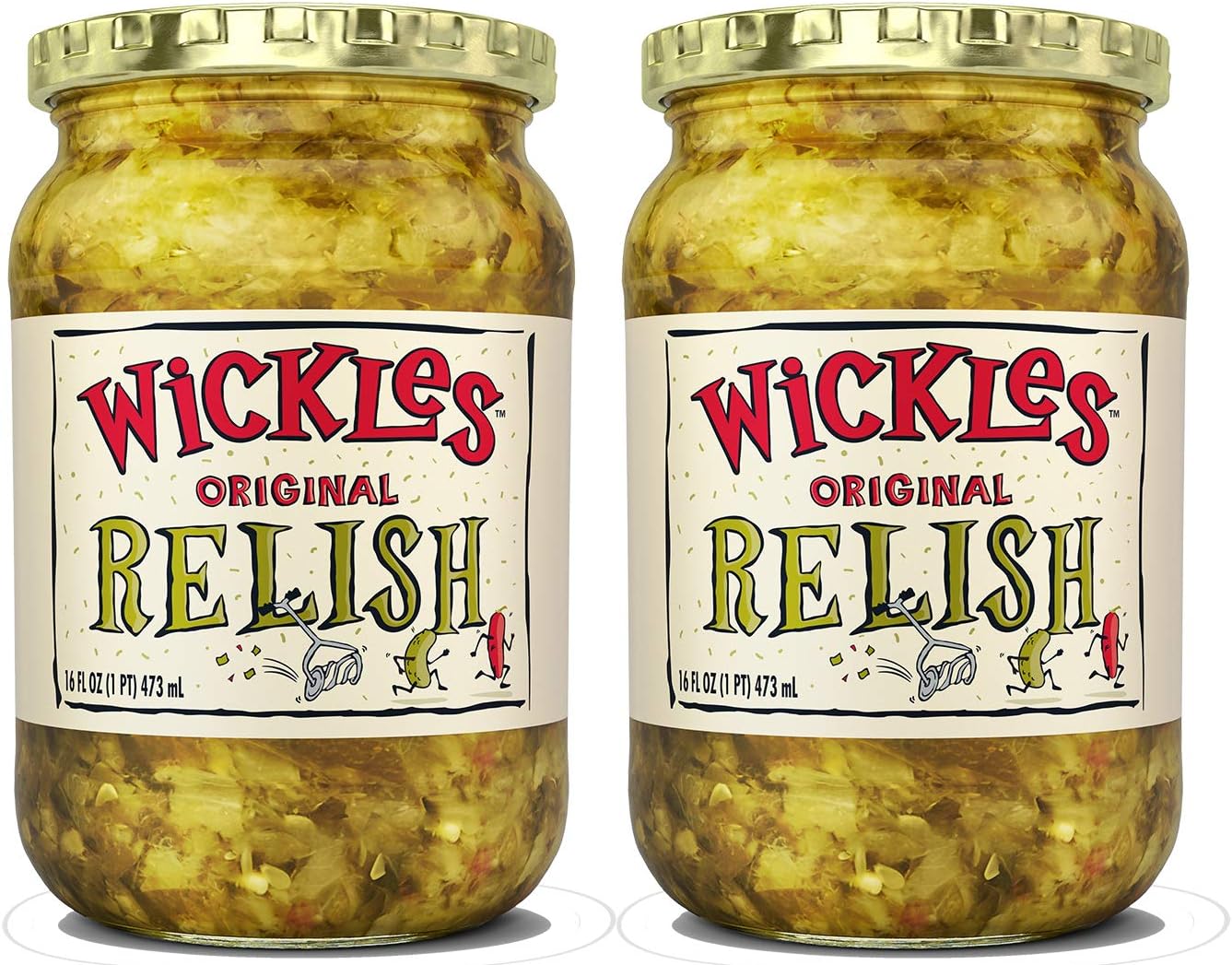 Wickles Original Relish, 16 oz (Pack - 2)