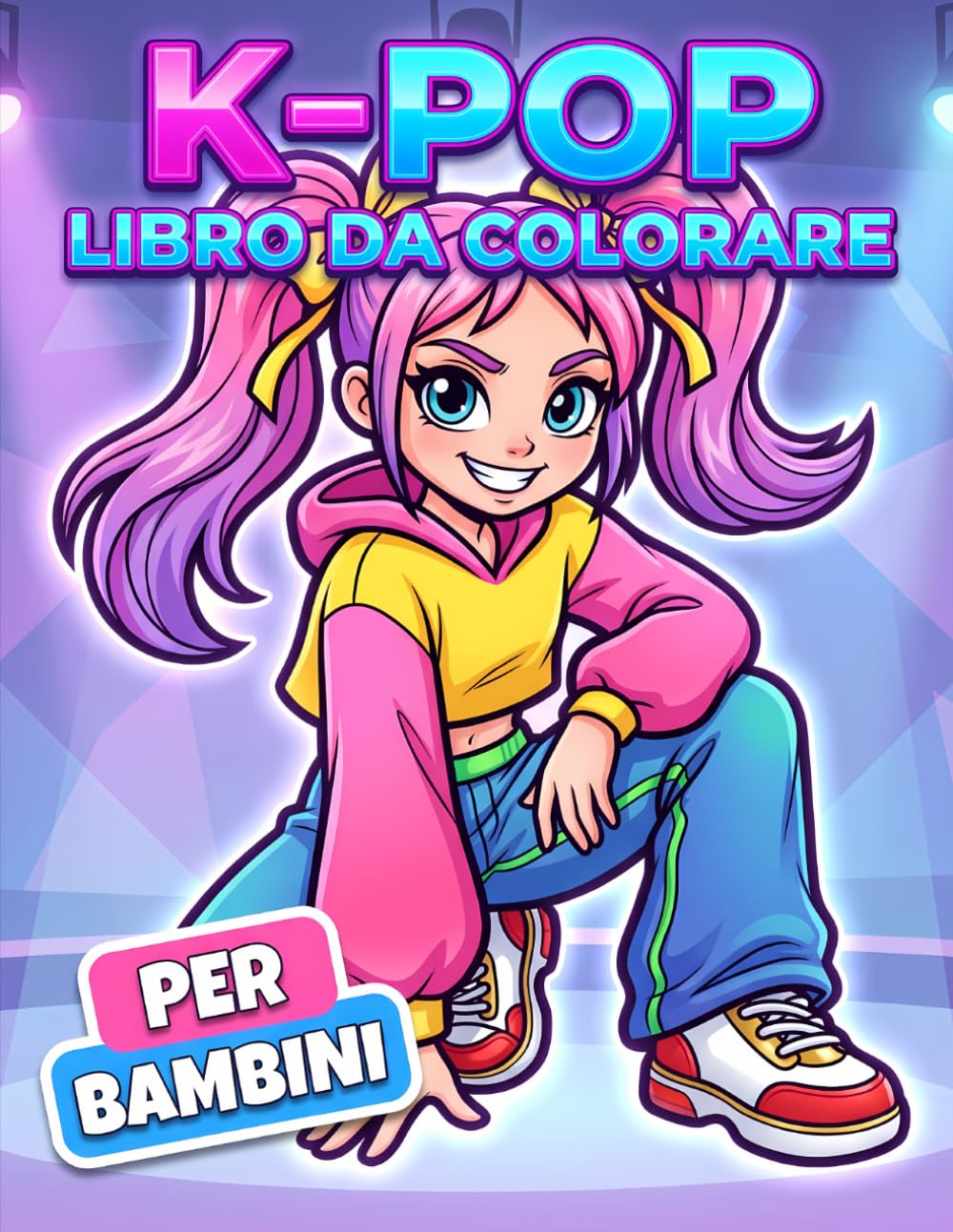 Libro da Colorare K-Pop: Un’Idea Regalo Creativa Con Personaggi Allegri, Abiti Scenici E Vibrazioni Musicali Dalla Corea