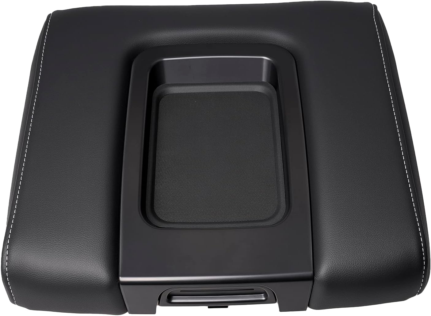 22881398 Front Center Console Armrest Lid Middle Seat Black Leather for 2014-2020 Chevrolet Tahoe Silverado 1500 2500 3500 HD Cadillac Escalade ESV GMC Yukon Sierra #22876379