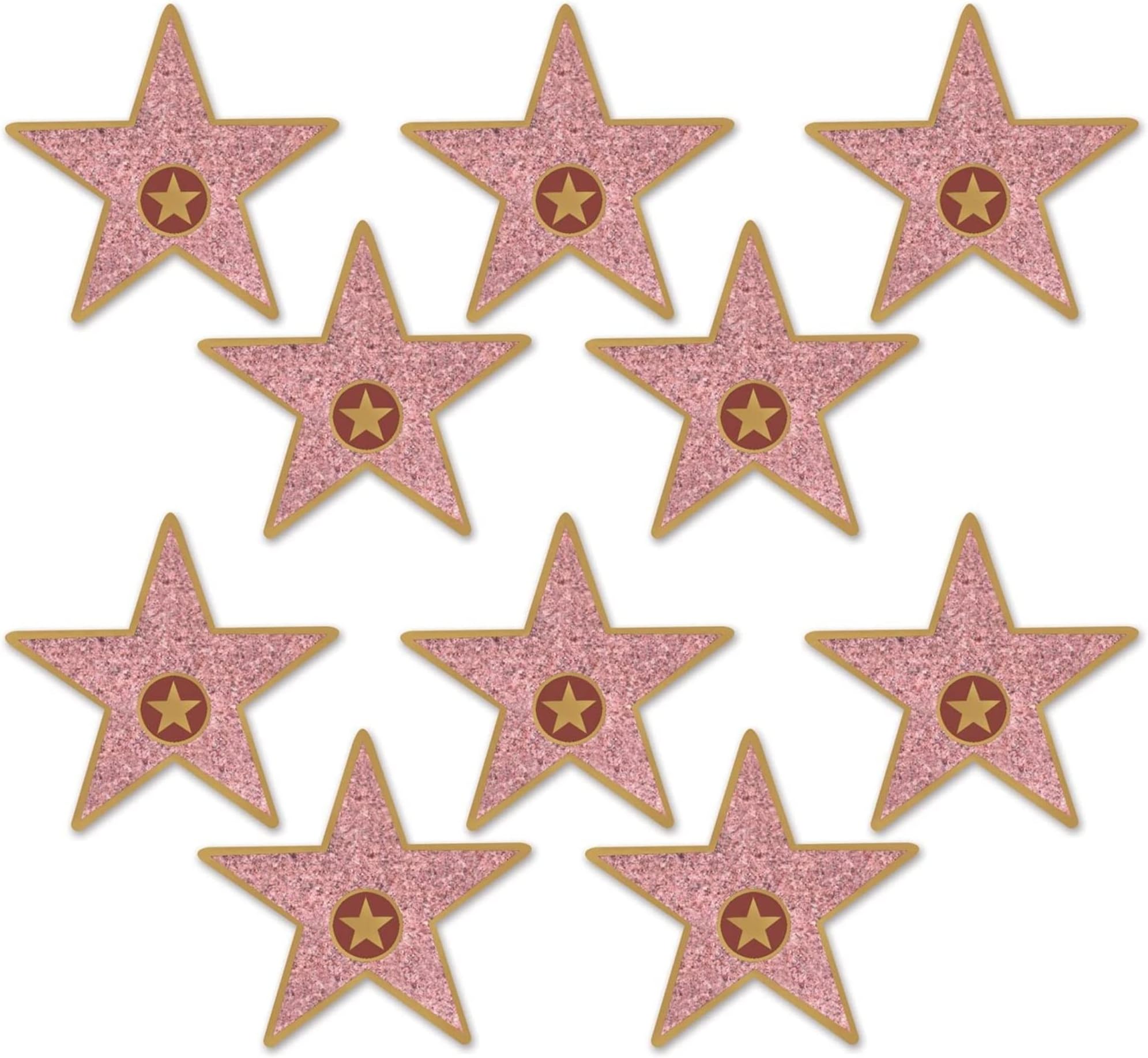 Beistle Mini Star Cutouts, 5", Multicolor