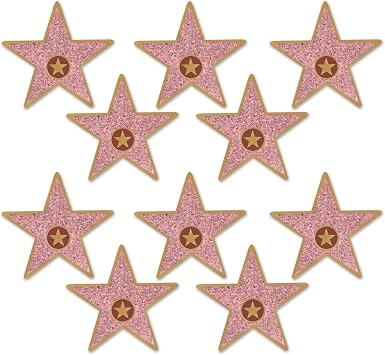 Beistle Mini Star Cutouts, 5", Multicolor