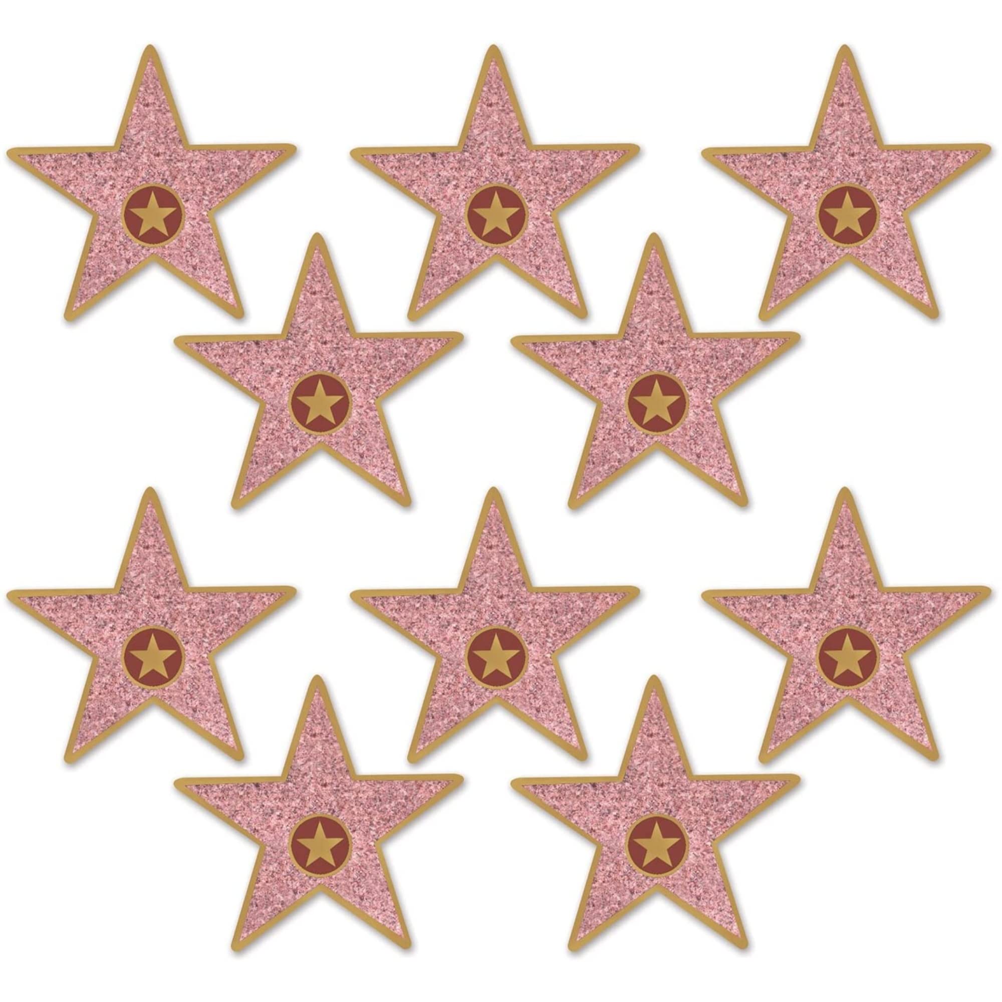Beistle 58048 Mini"Star" Cutouts, 5", Multicolor