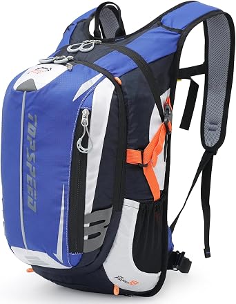 INOXTO Mountain Climbing Backpack, 4.8 gal 18 L, Large Capacity, Lightweight, Travel, Bicycle, Bag, Water-Repellent, Breathable, Cycling Backpack, Multi-Functional, Hiking, Daypack, Unisex
