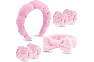 VELSCRUN 6 Pack Pink Vanity Accessories