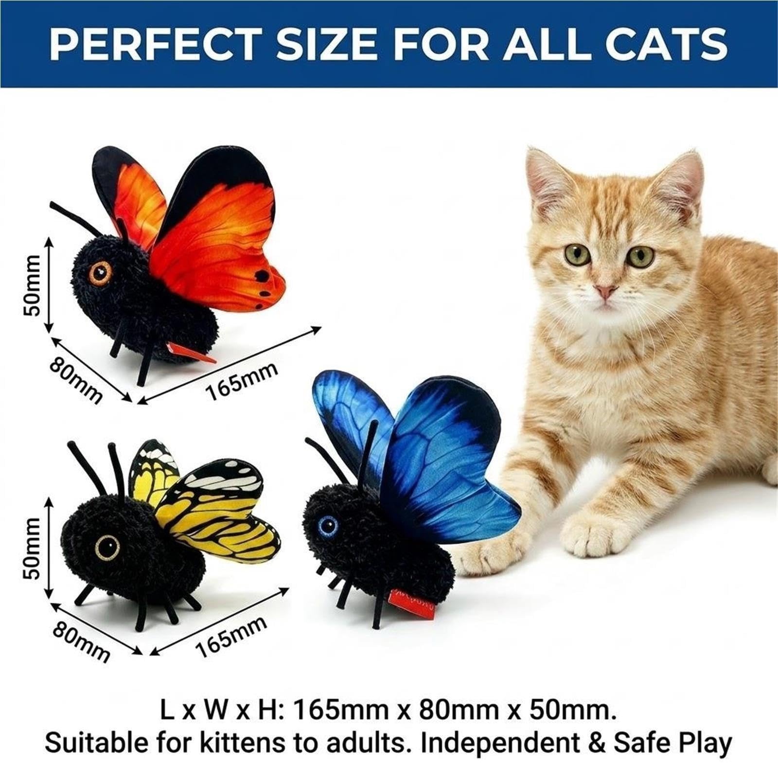 Chat Interactif De Jouet De Papillon Battant De Détection Intelligente