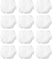 Vista 1 de Toyvian Ropa de pañales blancos para muñecas, ropa interior de muñeca para bebé, accesorios para muñecas, juego de ropa interior, juego de ropa