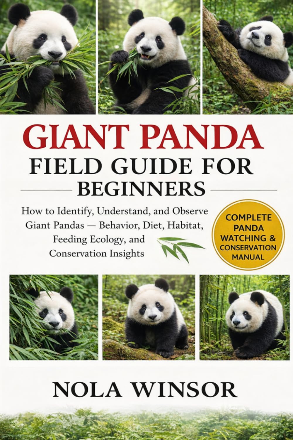 GIANT PANDA FIELD GUIDE FOR BEGINNERS: How to Identify, Understand, and Observe Giant Pandas — Behavior, Diet, Habitat, Feeding Ecology, and Conservation Insights