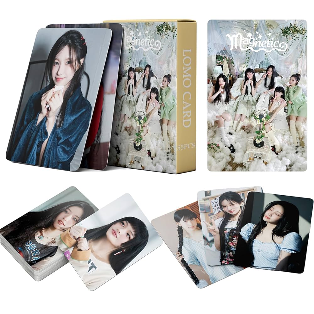 Amazon.co.jp: FOURBOM ILLIT フォトカード 55枚 ILLIT 磁気