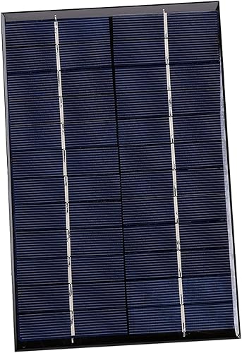 Miniatura 4 de Eujgoov Mini panel solar portátil, módulo de panel solar policristalino 12 V 4.2 W de alta eficiencia DIY polisilicio módulo de energía de batería