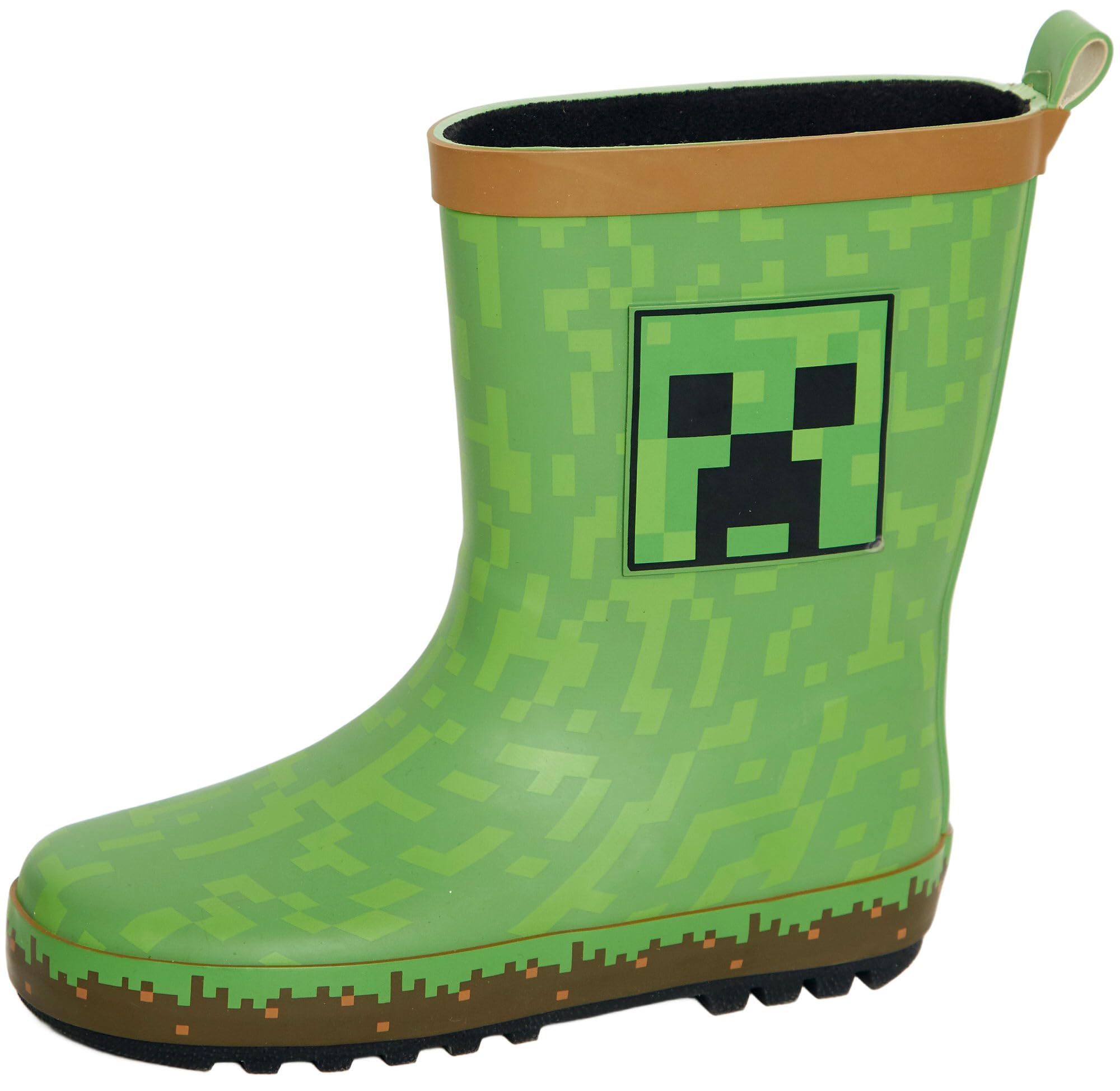 Botas de agua de Minecraft para niños con goma impermeable 8
