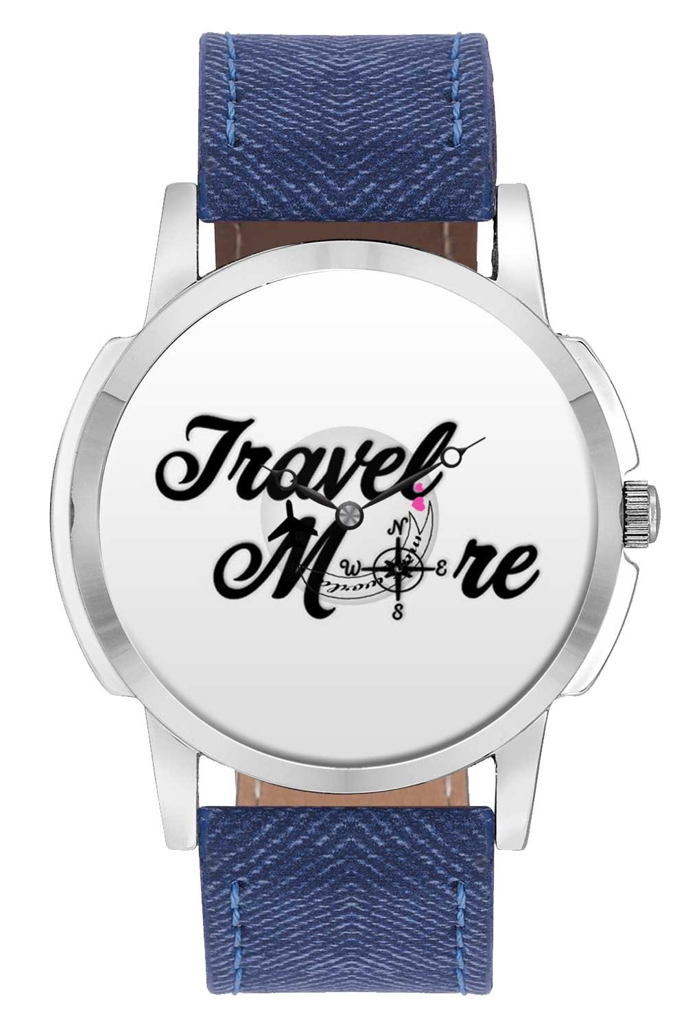 BIGOWL Travel Watch Travel The World More Often Airplane World Map Design Leather Strap Casual Wrist Watch for Men - for Travellers - Watch with Moving Airplane Seconds Hands (B075C75TPD) Amazon Price History, Amazon Price Tracker