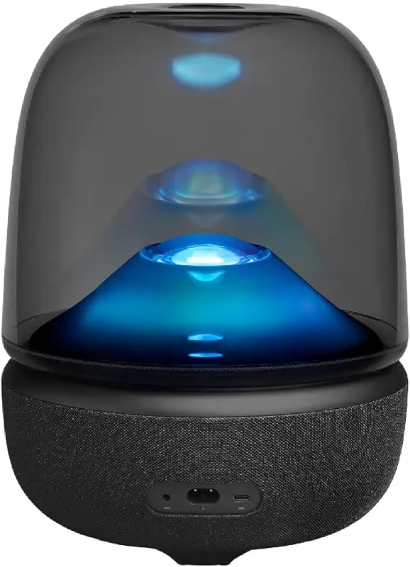 Aura Studio 5 - parlante Bluetooth para el hogar - Campo de sonido constante con parlante de 3 vías e iluminación de 360 ​​grados - Transmisión de música y conexión de varios parlantes Auracast