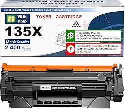 135X W1350X ( 135A W1350A ) Toner Cartridge [with Chip] High Yield 2400 Pages Compatible for HP LaserJet M207dw M209 M209d M209dw M234 M234d M234dw M234sdw M234sdn M235sdw printers