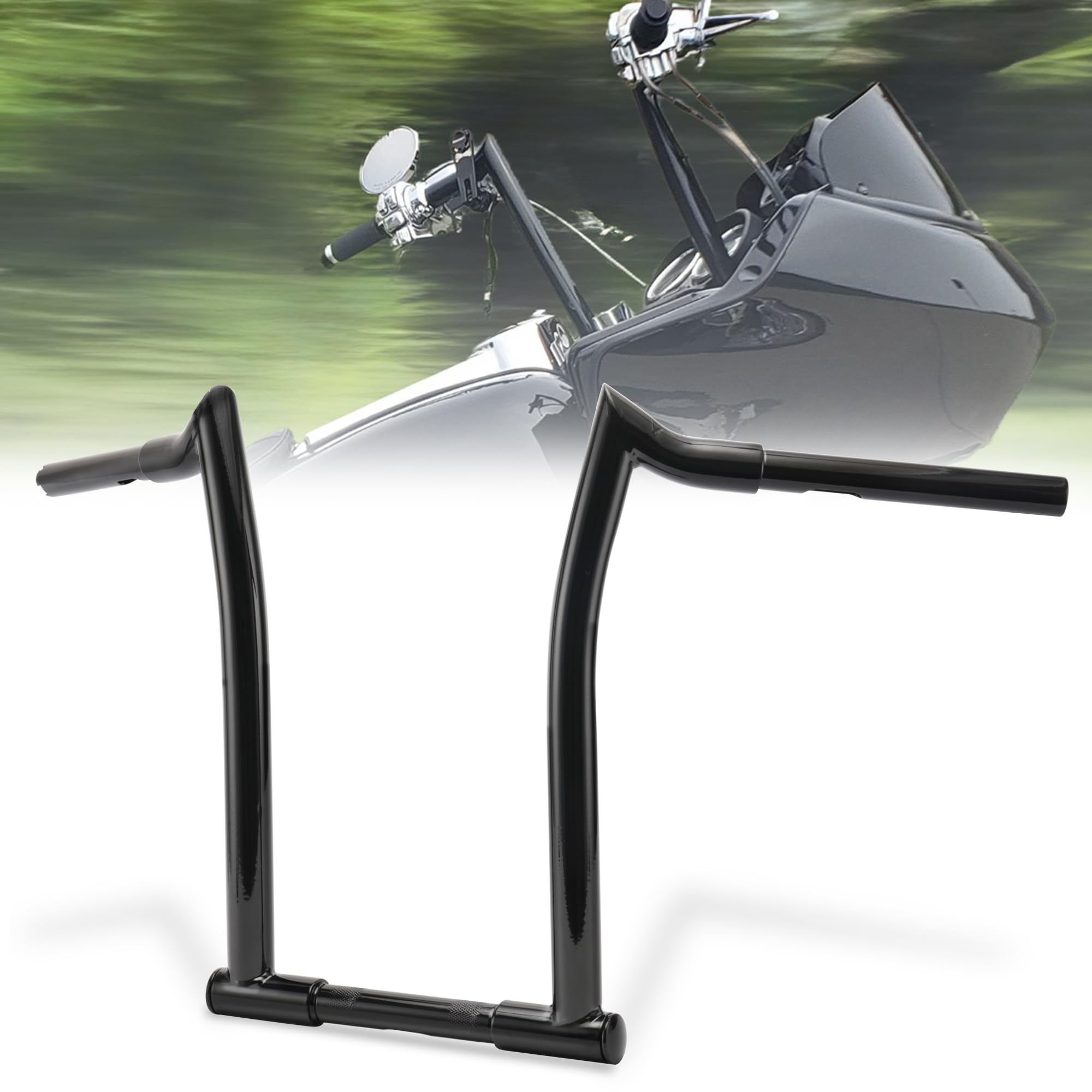 Snapklik.com : 14 Inch Rise 1-1/4 Inch Meathook Ape Hangers Mercenary ...