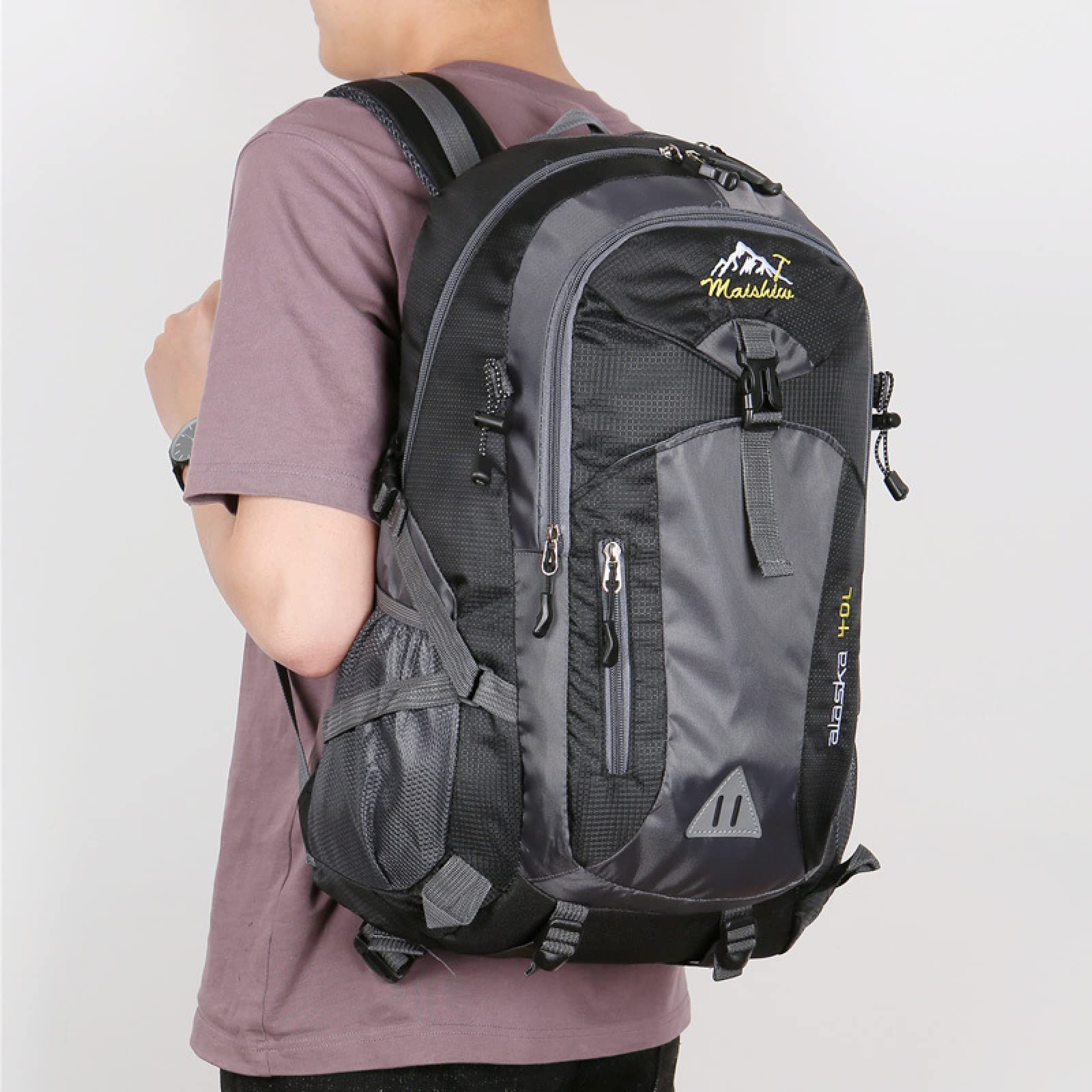 Zaino da viaggio unisex impermeabile da 40 litri Borsa sportiva Zaino da campeggio per escursionismo alpinismo all'aperto