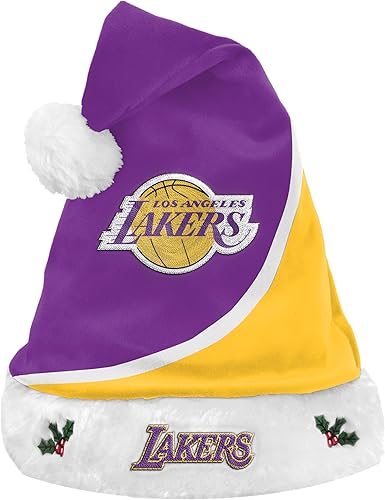 Miniatura 9 de FOCO NFL 2017 - Gorro de Papá Noel de felpa básica para Navidad