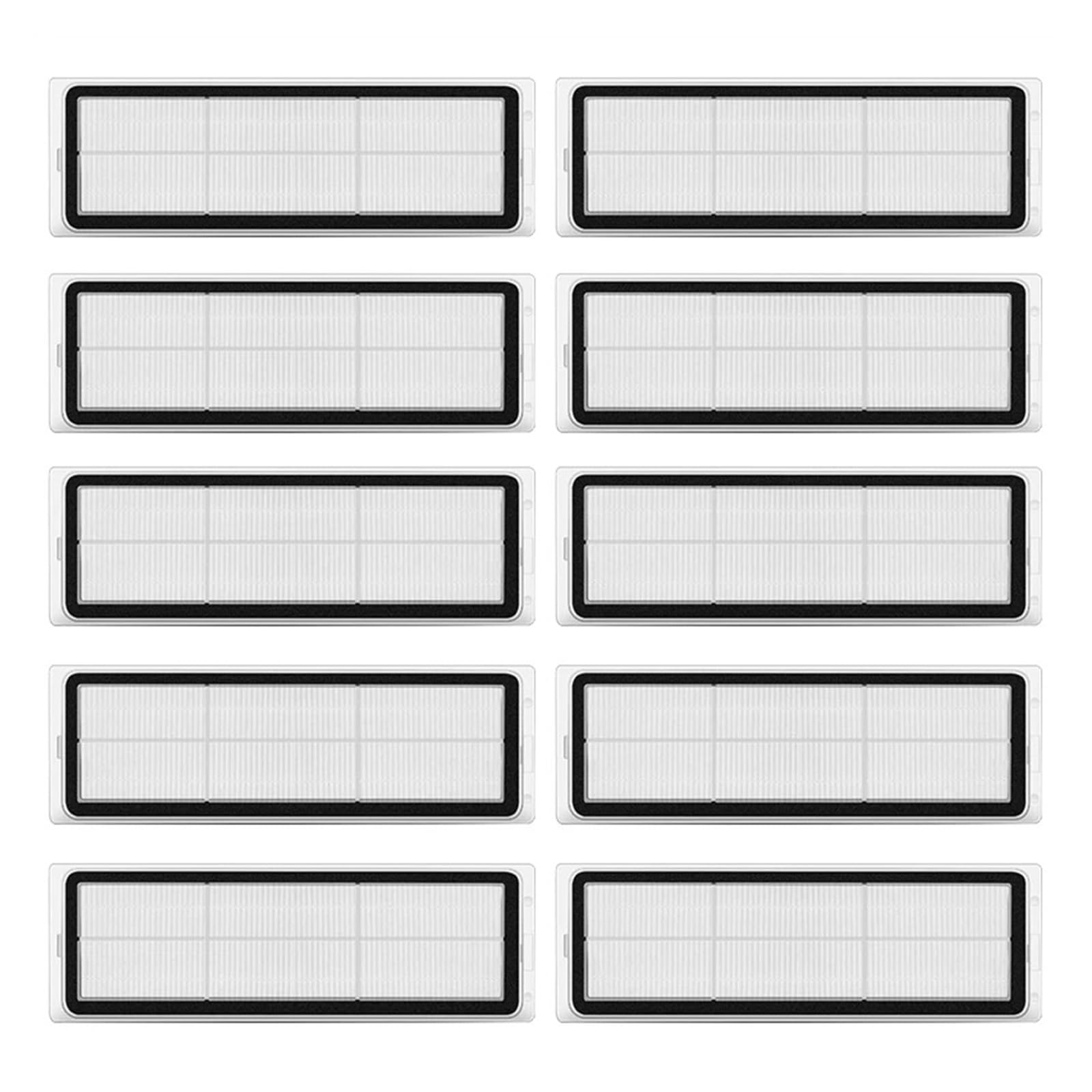 Eezii Filter 10Pcs Filter，Compatible For Dreame，L10s Ultra, L10s Pro, L10 Ultra, Z10 Pro, S10, S10 Pro, S10 Plus, 1C, W10, X10+, L10+ Plus, Z10 Pro Robot