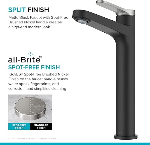 Miniatura 141 de KRAUS Indy - Grifo de baño con sensor sin contacto con caja de control y mezclador de temperatura en acero inoxidable sin manchas, KSB-10001SFS