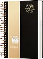 Vista 18 de Yoment Small Spiral Notebook,300 Pages Hardcover Spiral Notebooks,5.5”x 7.5”College Ruled Notebook,A5 Spiral Bound Journal,Hard Cover Notebooks for