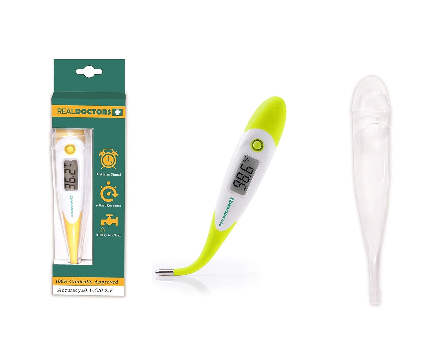 Digital Oral Rectal Underarm Medical Thermometer Check Body Fever