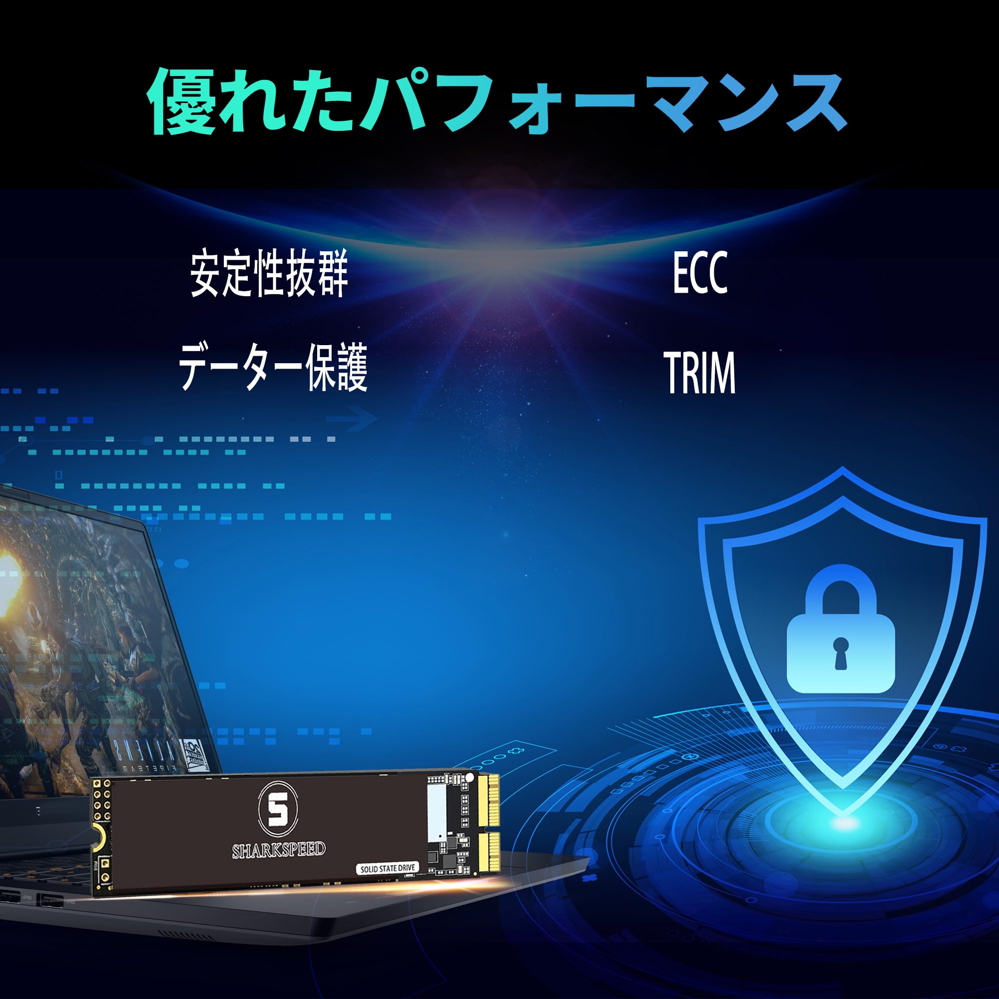 Amazon | S SHARKSPEED SSD 2TB MacBook専用アップグレードキット M.2