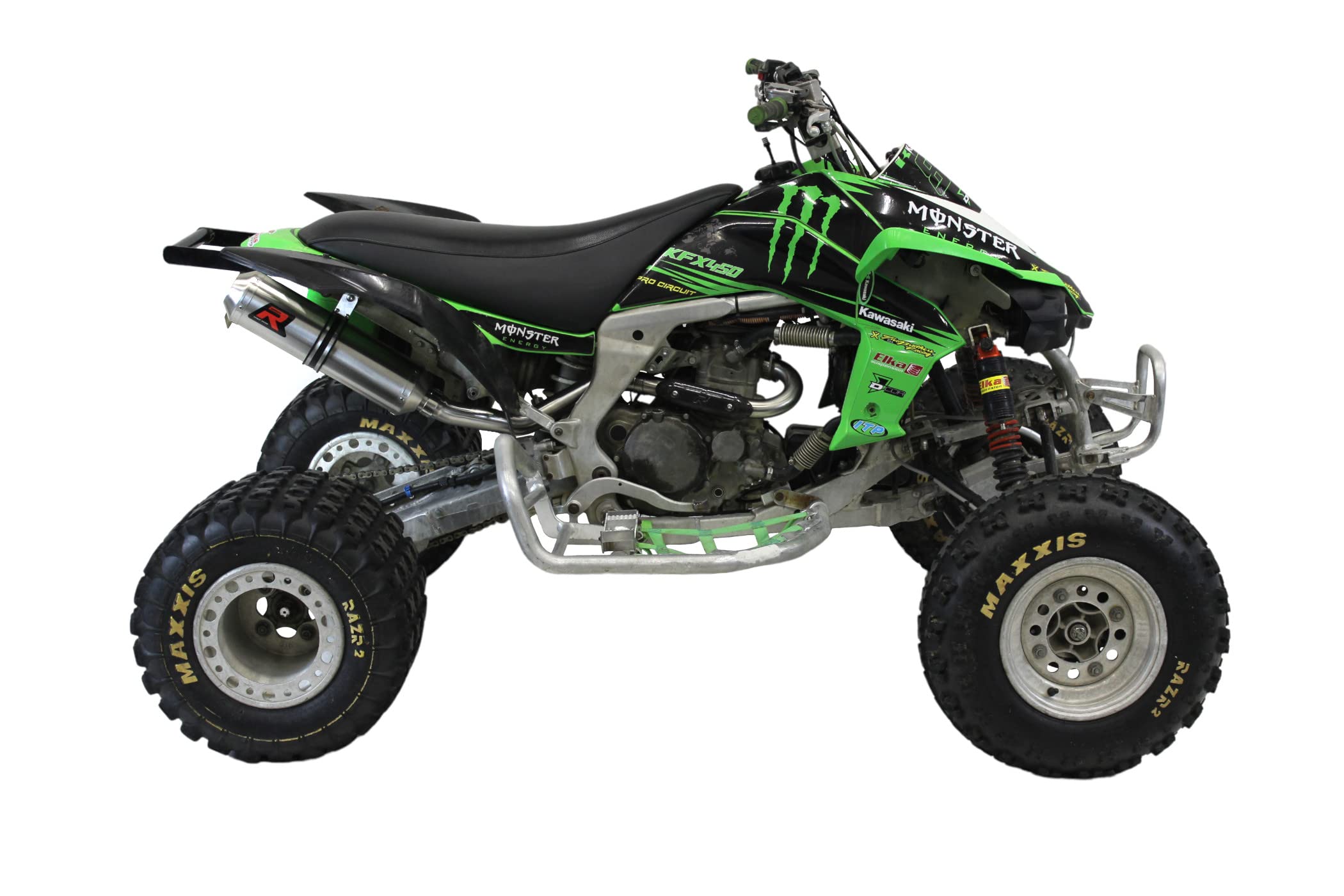DOMINATOR Ligne complète d'échappement Collecteur Silencieux MX compatible avec KFX 450 2008-2014