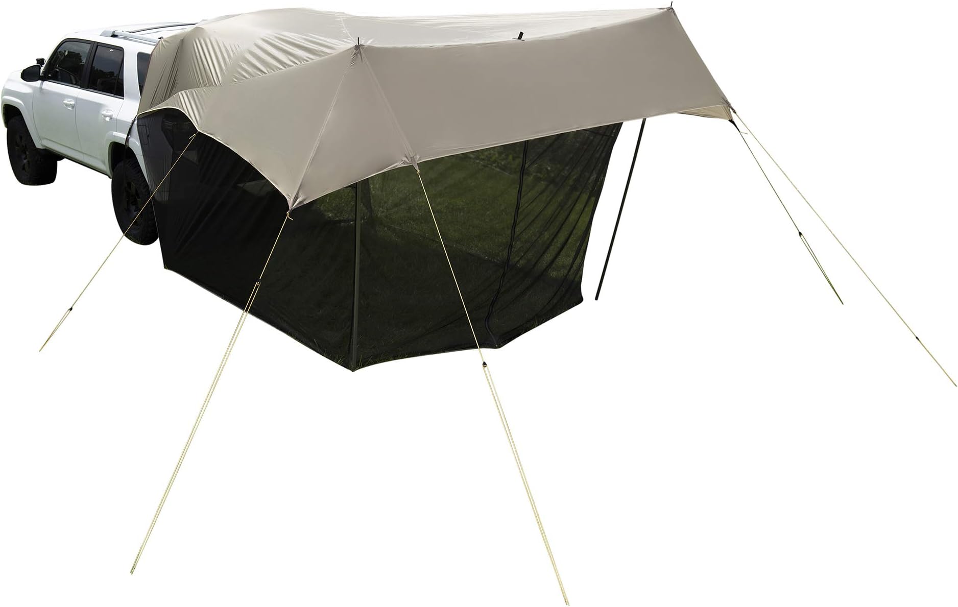 Slumberjack SJK Roadhouse Tarp, Hunting Camping & Overland Shelter Protects from Rain & Sun (Tarp with Screen)