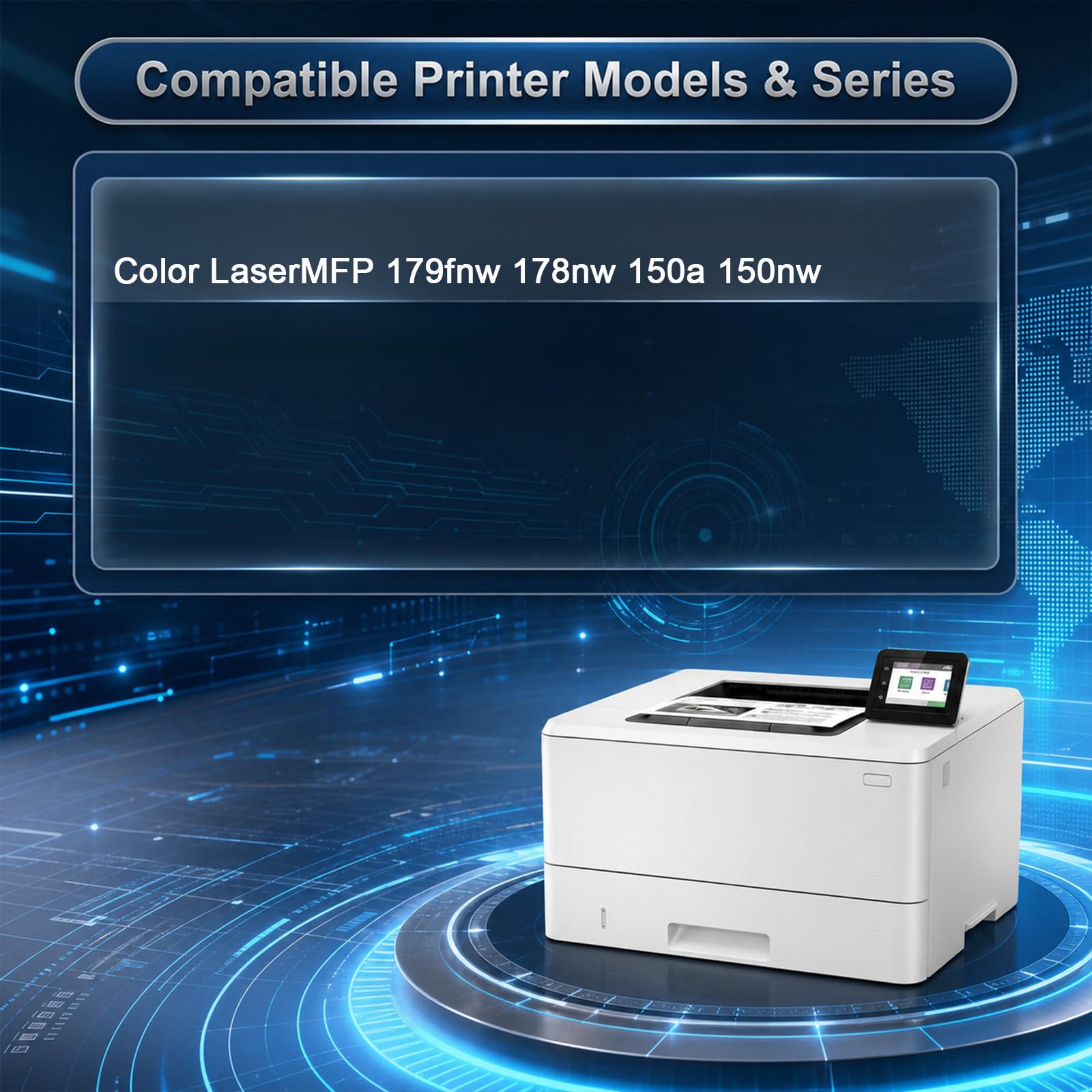 5LX86A 5KZ38A Contenitore toner di scarto compatibile con HP 116A 117A 118A 119A, 20000 pagine, funziona con stampanti Color Laser MFP 179fnw 178nw 150a 150nw