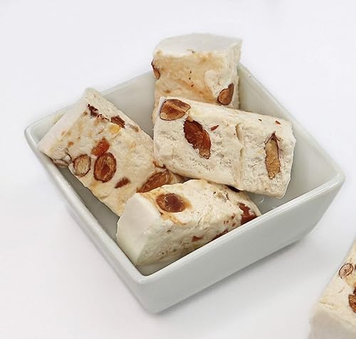 Andy Anand Almond Brittle hecho con miel de flores silvestres, crujiente, sabor en cada bocado, fabricado en Europa, saborea lentamente para una