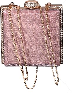 شنطة سواريه مع سلسلة كروس للنساء * روز