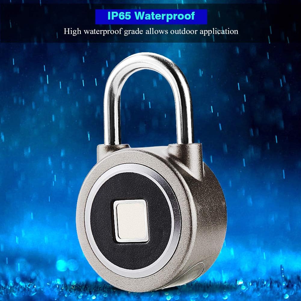 Sonew Smart Fingerprint Keyless Lock with IP65 Waterproof label