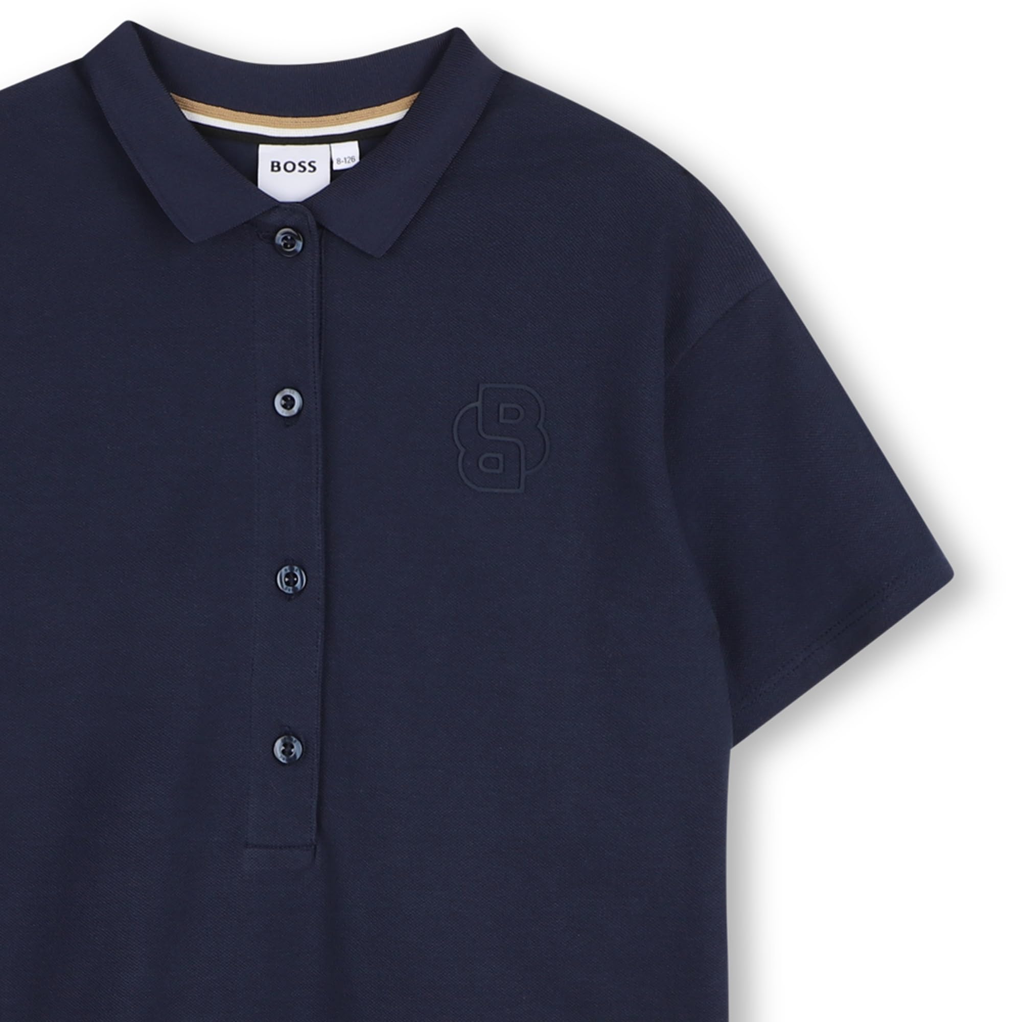 BOSS Kleid für Mädchen, Blau, 8 Jahre