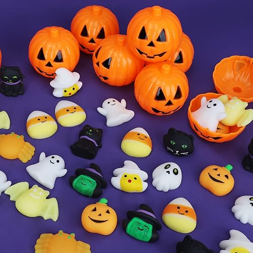 Miniatura 3 de TOY Life 40 piezas de juguetes blandos de Halloween a granel, golosinas de Halloween, no dulces, regalos de fiesta de Halloween, premio de