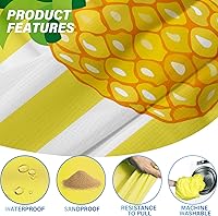 Vista 139 de Beach Blanket Oversized Extra Large 78" X 81",Waterproof Sandproof Beach Blanket 1-7 Adults Lightweight Durable for Travel Camping Hiking Picnic