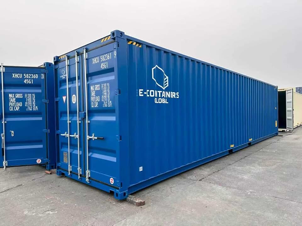 ECONTAINERS New 40HC Dry Shipping Container