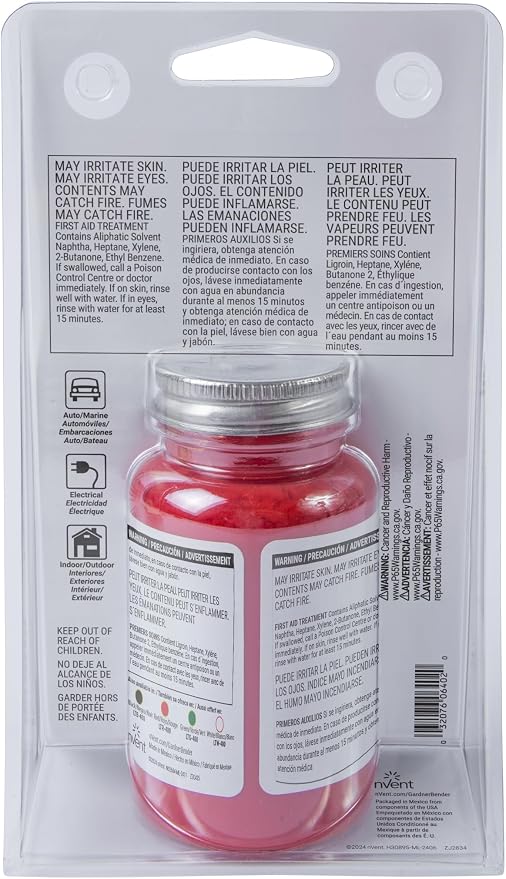Gardner Bender cinta líquida aislante roja 4 oz miniatura 4