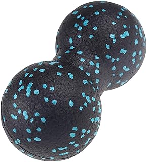 Unknown Double Ball, Peanut Shape Self Massage Roller for Neck Spine Shoulder Physical , Blue
