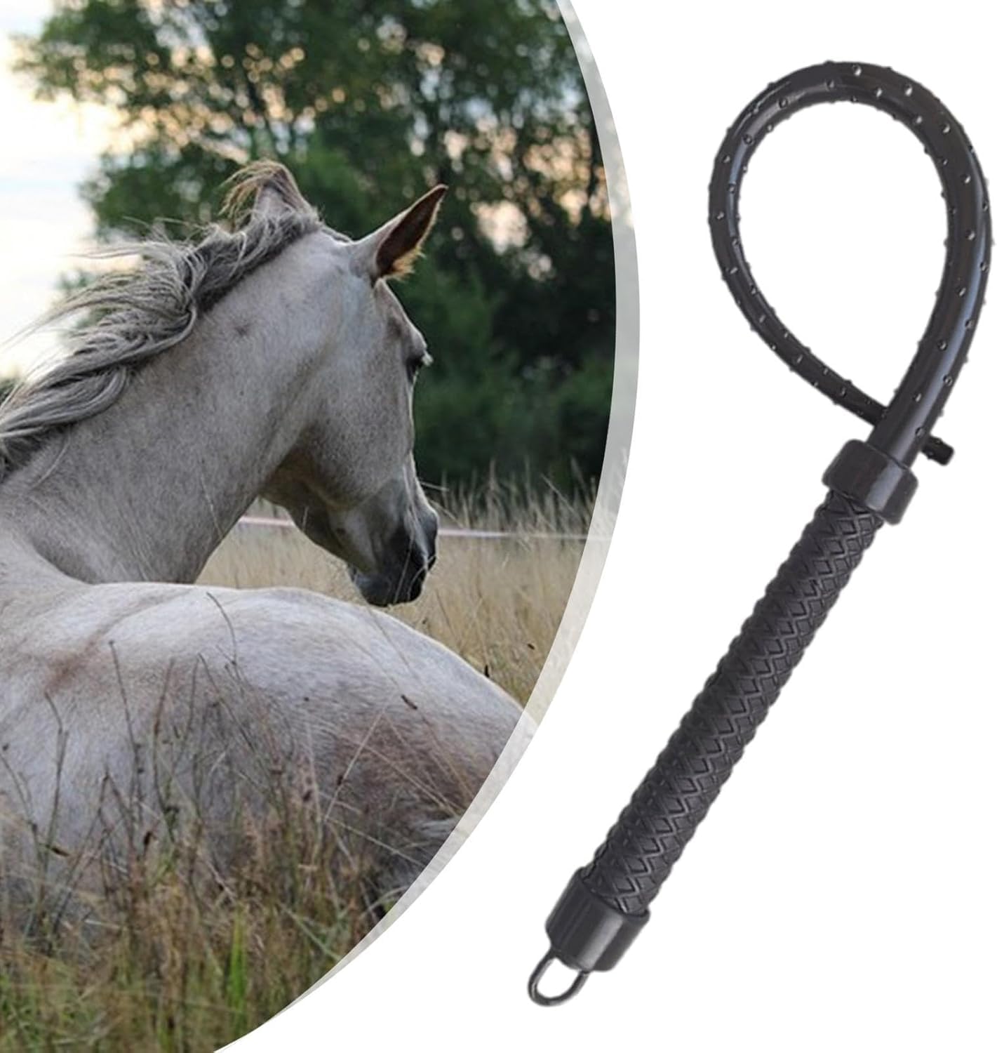 Reitpeitschen 60 cm Trainingsgerte für Profis - Flexible Reitpeitsche, Cosplay-Requisiten für Reiter & Enthusiasten