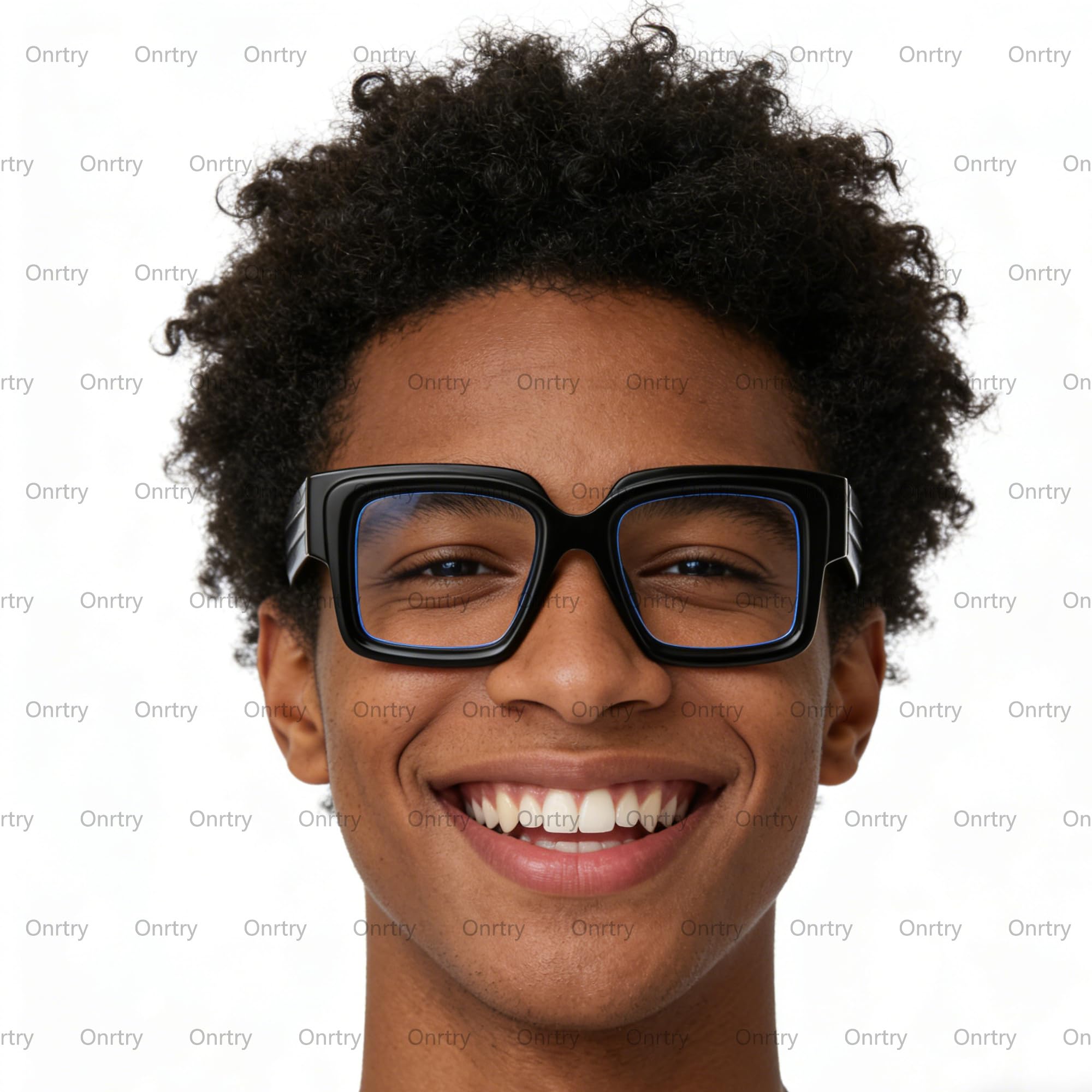 Onrtry Übergroße quadratische Blaulicht-Brille für Damen und Herren, klobiger großer Rahmen, Computer-Brille, nicht verschreibungspflichtige Brillen
