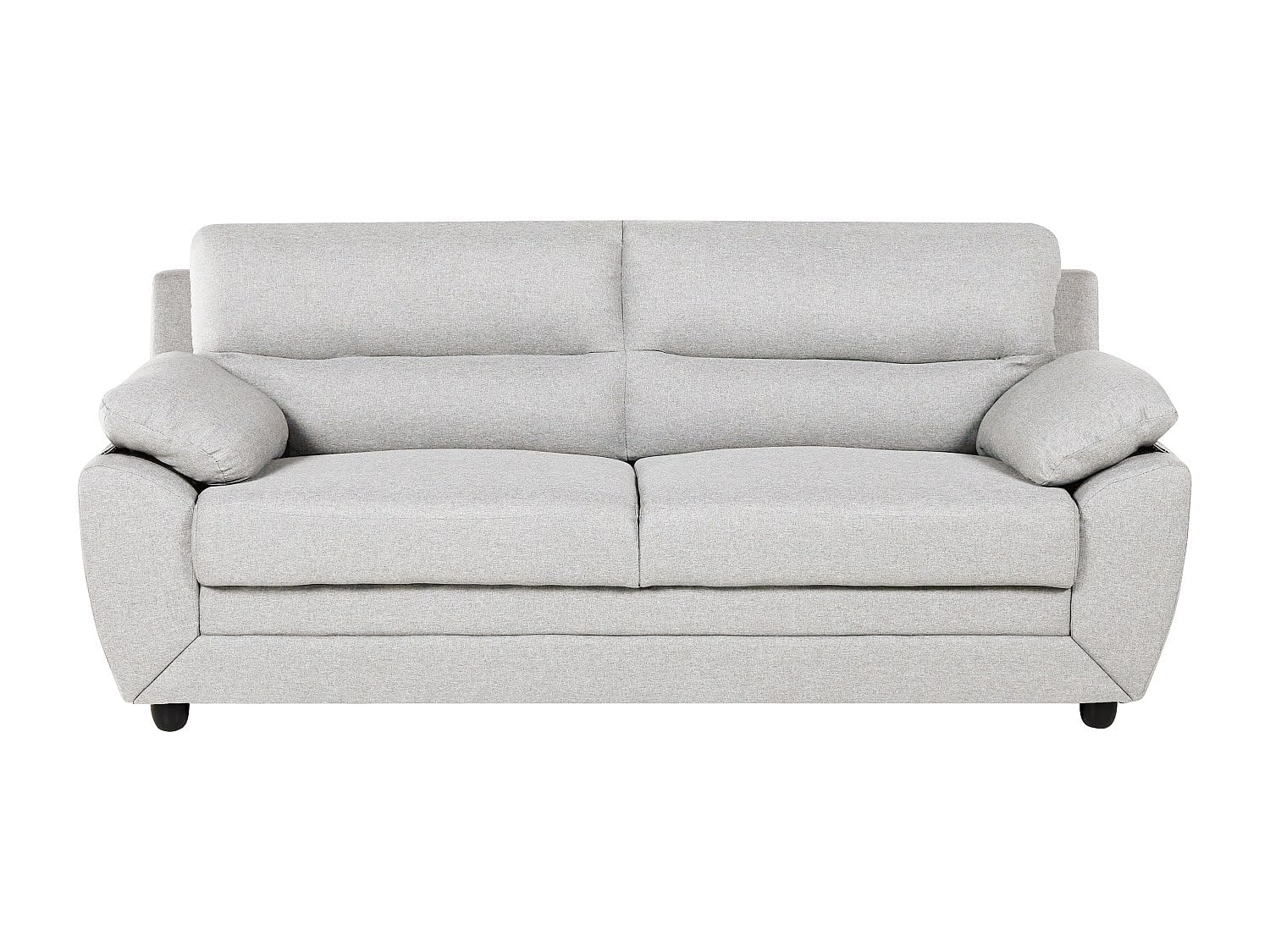 Vente-unique - Canapé 3 Places en Tissu Beige Manoa