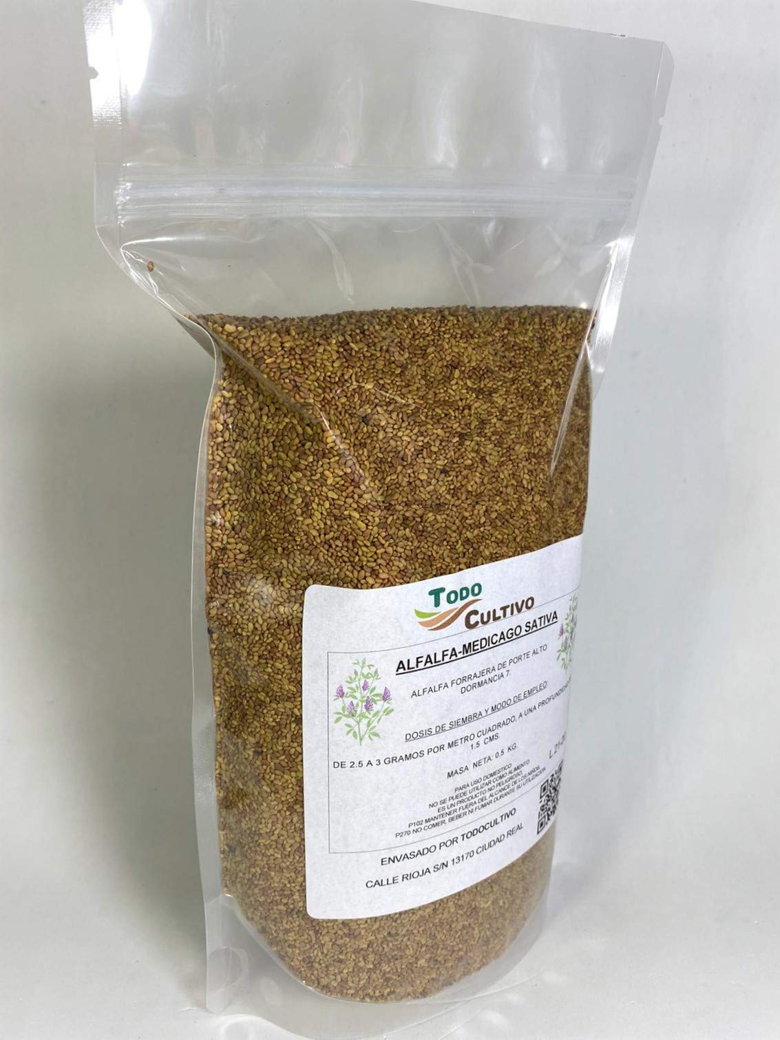 Lucerna do sadzenia w stylu śródziemnomorskim – pojemnik 0,5 kg (ważny na 150-200 metrów kwadratowych)