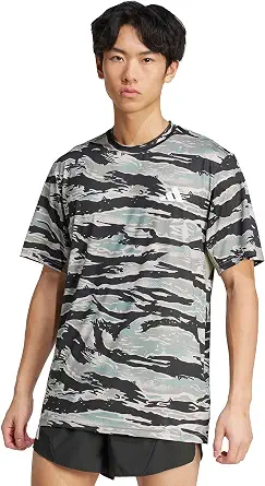 adidas Men's Train Essentials Camouflage All Over Printed T-Shirt