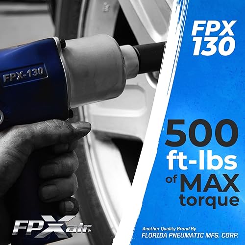 Miniatura 4 de Llave de impacto de aluminio de 1/2 ": FPX-130, Herramientas eléctricas automotrices para mecánica, herramientas de garaje