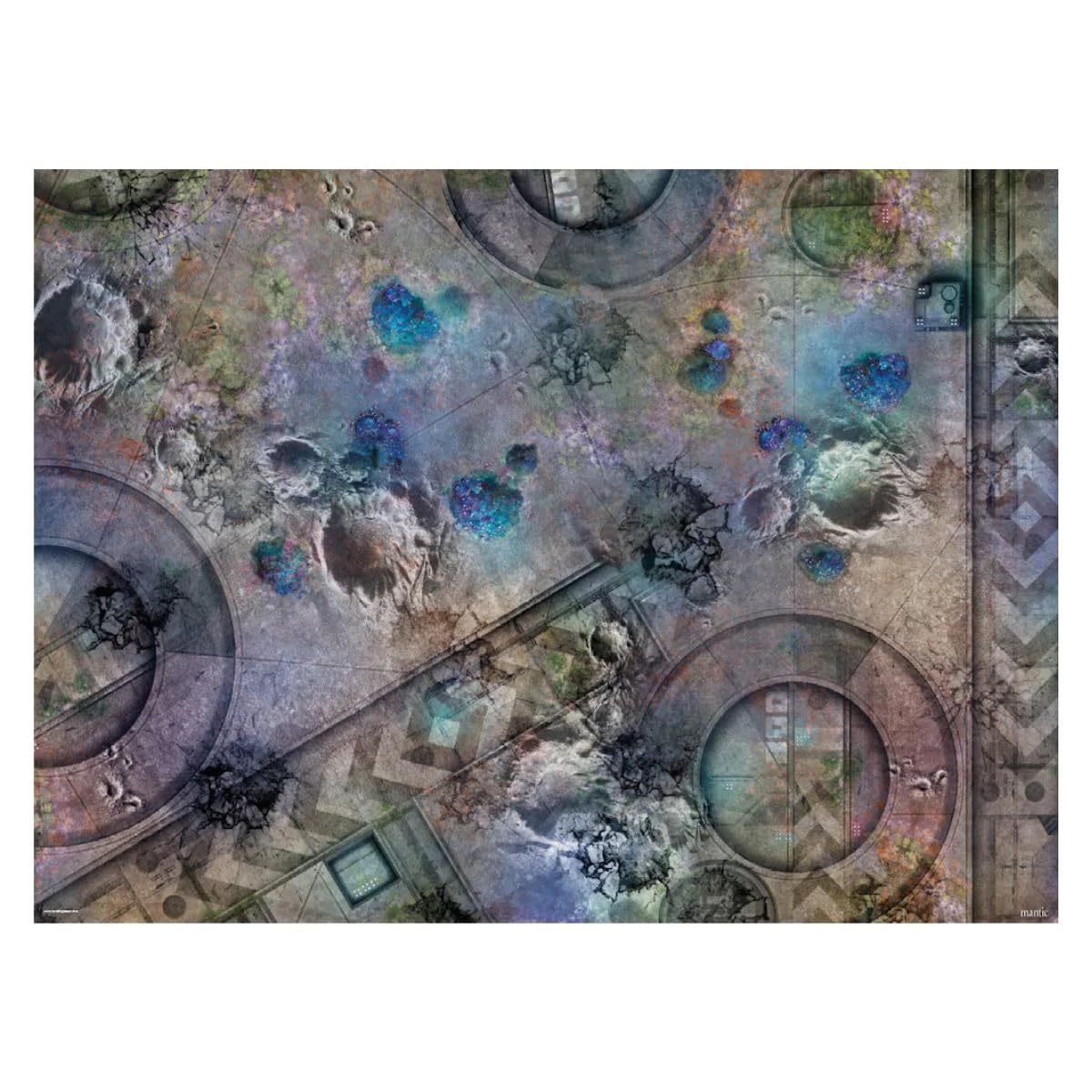TerrainCrate Grim Battlefield Combat Mat 44" x 60"