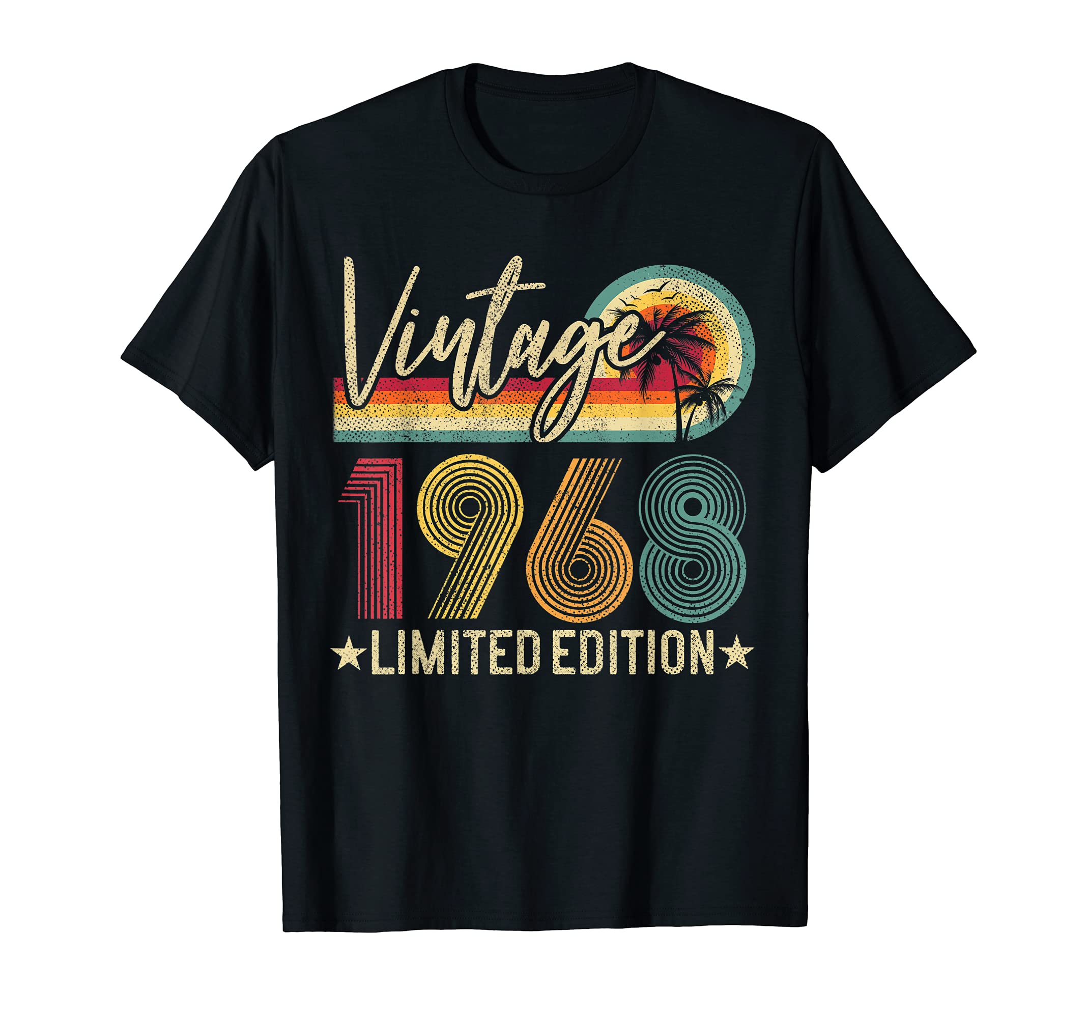 Vintage Birthday Made In Classic Best Of Style53rd Birthday Gift 1968 53 Years Old Retro Limited Edition T-Shirt