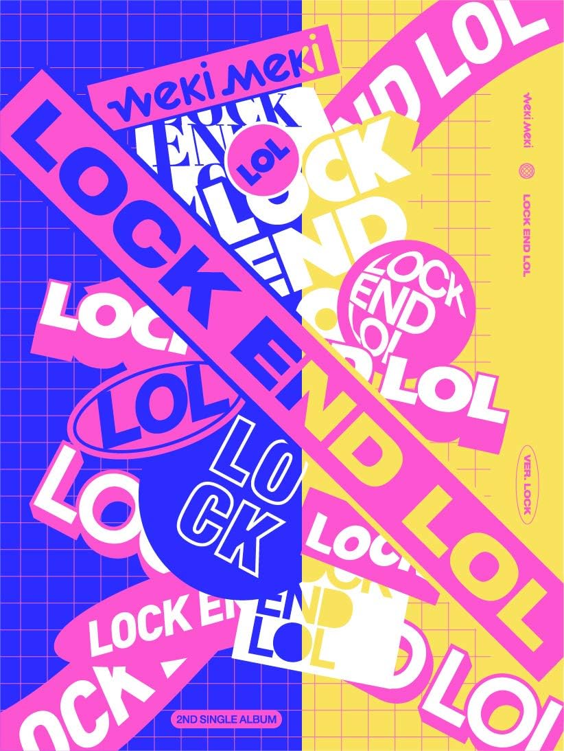 Fantagio WEKI MEKI - Lock END LOL [LOL+Lock ver. Set] (2nd Single Album) 2CD+2Photobooks+2Logo Stickers+4Selfie Photocards+2WEKI MEKI-Rings