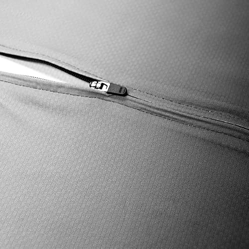 Miniatura 6 de Camisetas de ciclismo de manga larga para hombre, con cremallera completa y bolsillos, ropa de bicicleta de carretera