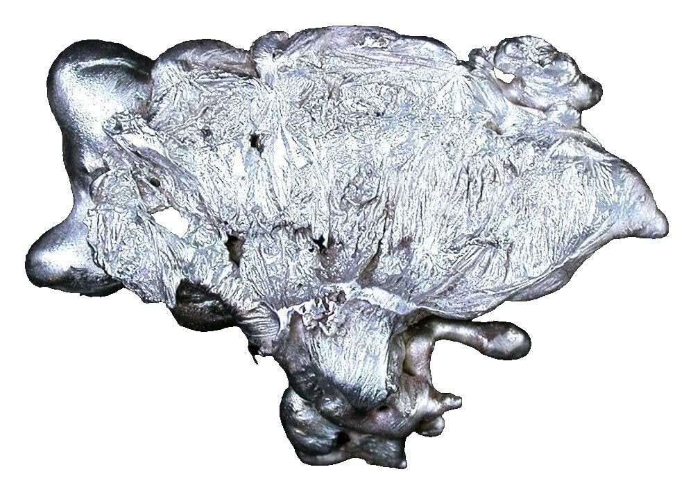 39.29 Gram 1.38 Ounce 1 7/10 x 1 1/4 x 1/2 Inch Casted Silver Nugget EBS1373K