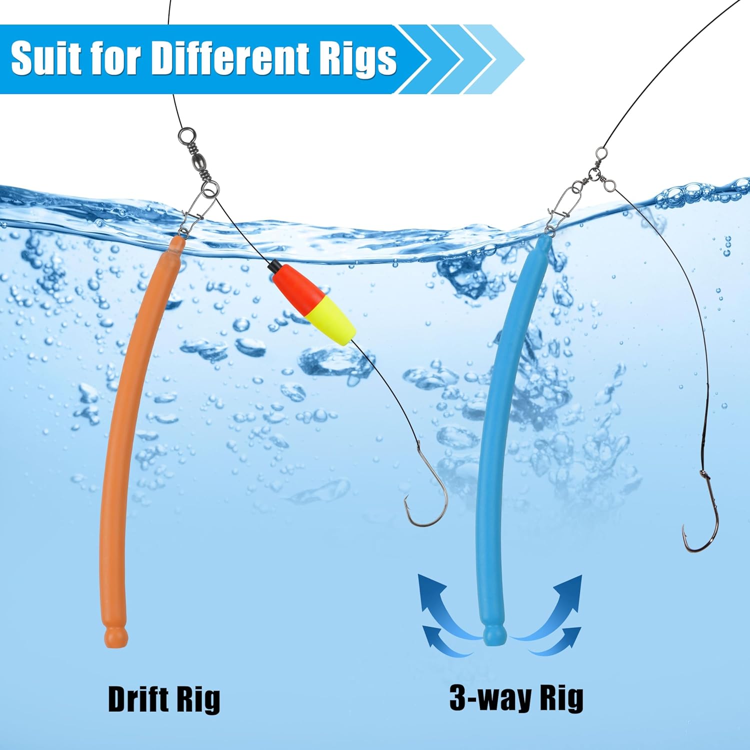 6 Pcs Dragging Weights for Catfishing, No Snag Fishing Sinker Dragging Weight for Trolling, Drifting, Bottom Bouncing Weigh 2oz 3oz 4oz